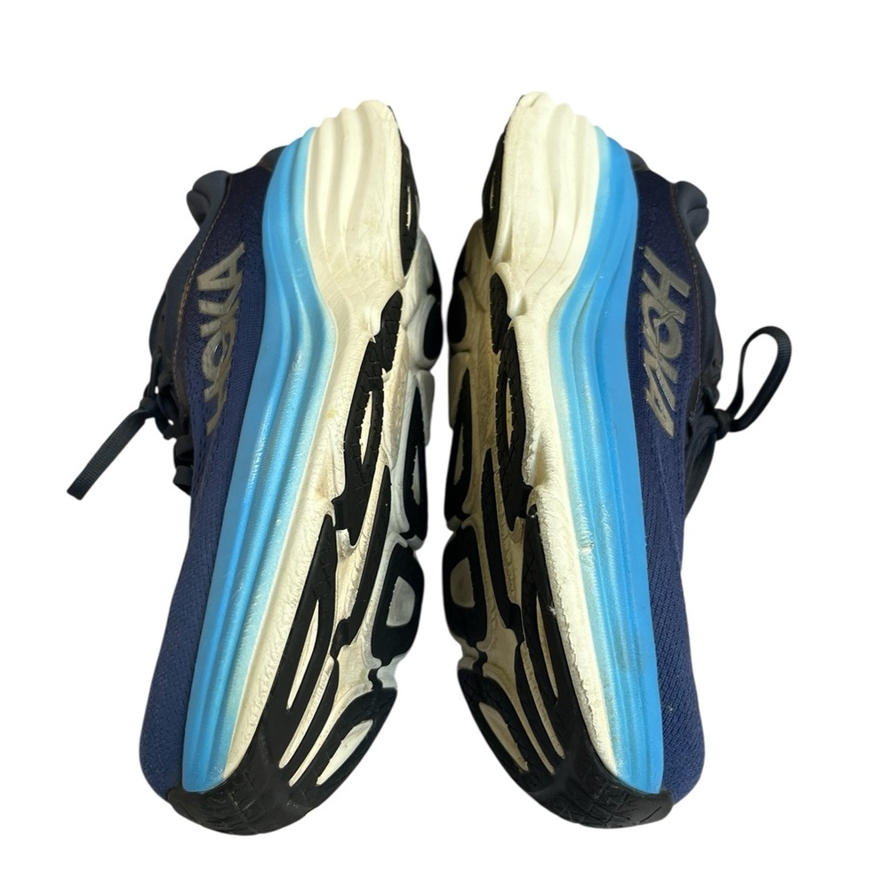 Hoka Bondi 8 Men's Navy and Sky Blue Athletic Shoes size 11 - Picture 8 of 11
